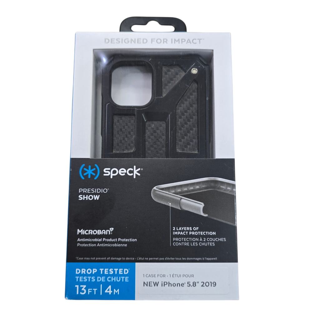 Speck Presidio Show iPhone 5.8" Microban Phone Case